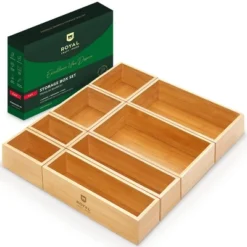 Royal Craft Wood Universal Bamboo Storage Box Set -Lamps and Lighting Store GUEST 0095982c 38f5 42cf b565 1d17e7cb1b50