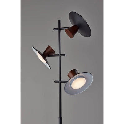 Elmore Tree Lamp With Smart Switch Black (Includes LED Light Bulb) - Adesso 6 Elmore Tree Lamp With Smart Switch Black (Includes LED Light Bulb) - Adesso - Image 4
