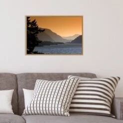 23" X 16" Scenic View Of The Columbia River Gorge By David Frazier Danita Delimont Framed Canvas Wall Art - Amanti Art -Lamps and Lighting Store GUEST 010f01fa 0c68 4294 9172 0136189a0566