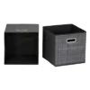 Household Essentials 11" Set Of 6 Storage Bins Black Mix -Lamps and Lighting Store GUEST 039cfc13 787c 4f38 85fb 171db8e477af