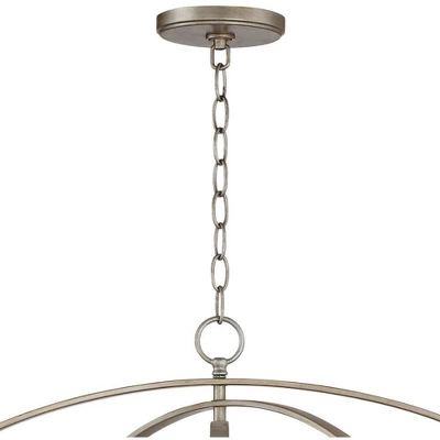 Possini Euro Design Tiller Champagne Satin Silver Pendant Chandelier 31 1/2" Wide Modern Open Orb Frame 8-Light Fixture For Dining Room Kitchen Island 5 Possini Euro Design Tiller Champagne Satin Silver Pendant Chandelier 31 1/2" Wide Modern Open Orb Frame 8-Light Fixture For Dining Room Kitchen Island - Image 3