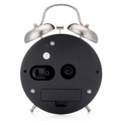 4.5" Nickel Classic Twin Bell Alarm Clock - Westclox