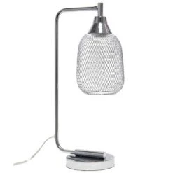 Industrial Mesh Desk Lamp Chrome - Lalia Home 15 Industrial Mesh Desk Lamp Chrome - Lalia Home -Lamps and Lighting Store GUEST 049c3848 72c7 4b8b 8f9e 50c449ab1719