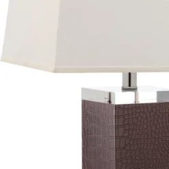 (Set Of 2) 27" Deco Leather Table Lamp Brown (Includes CFL Light Bulb) - Safavieh 7 (Set Of 2) 27" Deco Leather Table Lamp Brown (Includes CFL Light Bulb) - Safavieh -Lamps and Lighting Store GUEST 052ce11f e890 46a2 8b72 37c7e3e4c9b9