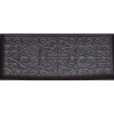 BirdRock Home 34''LX14''W Decorative Rubber Boot Tray 3 BirdRock Home 34''LX14''W Decorative Rubber Boot Tray