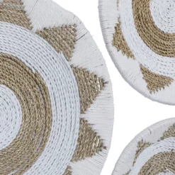 Set Of 3 Cotton Plate Handmade Woven Wall Decors - Olivia & May 12 Set Of 3 Cotton Plate Handmade Woven Wall Decors - Olivia & May -Lamps and Lighting Store GUEST 085ba8a0 8248 4abb 9247 ecb38212d523