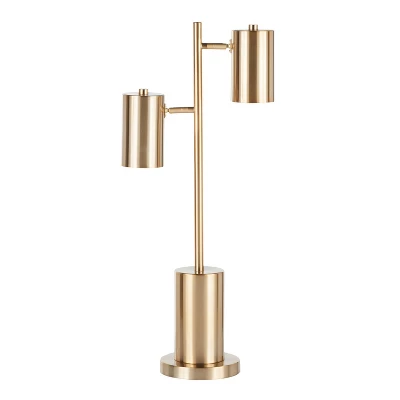 Cannes Contemporary/Glam Table Lamp With Metal Shade White (Includes LED Light Bulb) - LumiSource 7 Cannes Contemporary/Glam Table Lamp With Metal Shade White (Includes LED Light Bulb) - LumiSource - Image 5