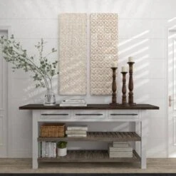 Set Of 2 Wooden Geometric Intricately Carved Wall Decors White - Olivia & May 33 Set Of 2 Wooden Geometric Intricately Carved Wall Decors White - Olivia & May -Lamps and Lighting Store GUEST 0a6a08ac d59c 4a6f acbc e22afee4bb63