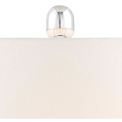 360 Lighting Sergio Modern Table Lamps Set Of 2 With Round Risers 24 1/2" High USB Port Acrylic White Drum Shade For Bedroom Living Room Desk House 3 360 Lighting Sergio Modern Table Lamps Set Of 2 With Round Risers 24 1/2" High USB Port Acrylic White Drum Shade For Bedroom Living Room Desk House