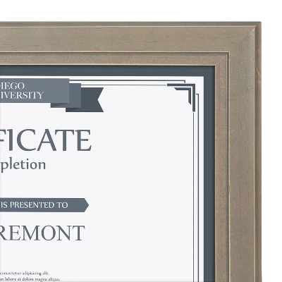 8.5" X 11" Kieva Document Frame Gray - DesignOvation 5 8.5" X 11" Kieva Document Frame Gray - DesignOvation - Image 3