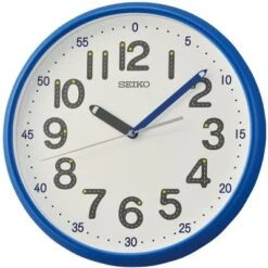 Seiko 12" Shuyona Wall Clock - Blue -Lamps and Lighting Store GUEST 0ca93839 1265 4dd5 92cb 3eb34896c15b