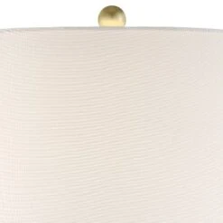 360 Lighting Julie Modern Table Lamps 27 1/2" Tall Set Of 2 Faux Marble Gold Tapered Column Fabric Drum Shade For Bedroom Living Room Bedside Office 17 360 Lighting Julie Modern Table Lamps 27 1/2" Tall Set Of 2 Faux Marble Gold Tapered Column Fabric Drum Shade For Bedroom Living Room Bedside Office -Lamps and Lighting Store GUEST 0cdc6fd3 f55f 4fa9 bbc1 f46ac2ef3b39
