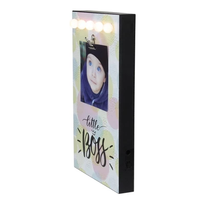 Northlight LED Lighted Little Boss Picture Frame With Clip - 4" X 6" 4 Northlight LED Lighted Little Boss Picture Frame With Clip - 4" X 6" - Image 2