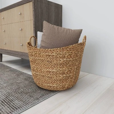 19" X 20" X 18" Brown Sea Grass Contemporary Storage Basket - Olivia & May 21 19" X 20" X 18" Brown Sea Grass Contemporary Storage Basket - Olivia & May - Image 19