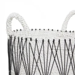 3pk Plastic Natural Storage Baskets White - Olivia & May -Lamps and Lighting Store GUEST 0ef60979 16e9 4b65 a4ce eaa57fdbf123