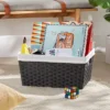 17" X 12" X 8" Large Woven Lined Basket Black - Brightroom™ 1 17" X 12" X 8" Large Woven Lined Basket Black - Brightroom™ -Lamps and Lighting Store GUEST 0ff737db fc55 494a af3c b47897fa5dfd