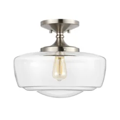 14" Marfa Glass/Iron Farmhouse Modern LED Flush Mount - JONATHAN Y 21 14" Marfa Glass/Iron Farmhouse Modern LED Flush Mount - JONATHAN Y -Lamps and Lighting Store GUEST 10b8ac92 3835 49fd acfe e95eba45aa91