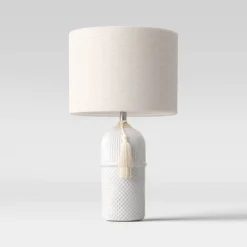 Large Assembled Ceramic Table Lamp White - Threshold™ -Lamps and Lighting Store GUEST 110180f4 8e56 42b0 95f4 39a5d92c8373