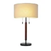 Wood Table Lamp (Includes LED Light Bulb) Black - Threshold™ 2 Wood Table Lamp (Includes LED Light Bulb) Black - Threshold™ -Lamps and Lighting Store GUEST 1182c02e 253b 409d a07d f15c14cbe3b9