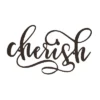 Metal Cutout- Cherish Decorative Wall Sign-3D Word Art Home Accent Decor-Perfect For Modern Rustic Or Vintage Farmhouse Style By Hastings Home -Lamps and Lighting Store GUEST 1211154e d192 4443 ae62 266fdf46cb91