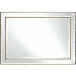 Noble Park Braeden Rectangular Vanity Wall Mirror Modern Beveled Matte Distressed Bronze Wood Frame 28" Wide For Bathroom Bedroom Living Room House 13 Noble Park Braeden Rectangular Vanity Wall Mirror Modern Beveled Matte Distressed Bronze Wood Frame 28" Wide For Bathroom Bedroom Living Room House -Lamps and Lighting Store GUEST 13e42fad 71db 4739 9c99 bc6f529deb21