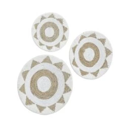 Set Of 3 Cotton Plate Handmade Woven Wall Decors - Olivia & May 13 Set Of 3 Cotton Plate Handmade Woven Wall Decors - Olivia & May -Lamps and Lighting Store GUEST 14769122 fd32 44e3 9f81 d8ebfd49bd4b