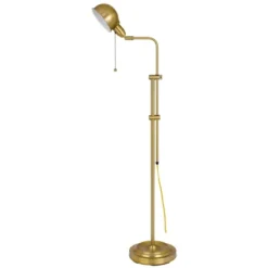 Lamps and Lighting Store 8 42" Croby Metal Pharmacy Floor Lamp Antique Brass - Cal Lighting