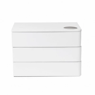 Spindle Jewelry Storage Box White - Umbra 6 Spindle Jewelry Storage Box White - Umbra - Image 4