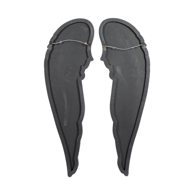 Wood Bird Carved Wings Wall Decor Set Of 2 White - Olivia & May 8 Wood Bird Carved Wings Wall Decor Set Of 2 White - Olivia & May - Image 6