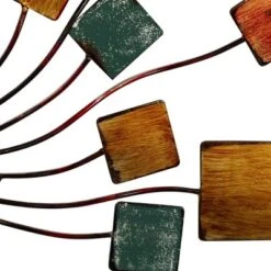 Metal Sunburst Wall Decor With Square Panel Accent Brown - Olivia & May 23 Metal Sunburst Wall Decor With Square Panel Accent Brown - Olivia & May -Lamps and Lighting Store GUEST 16b67a71 75f2 4758 b661 8e3d85e751de