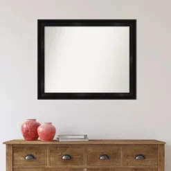 32" X 26" Non-Beveled Grand Black Narrow Wall Mirror - Amanti Art 15 32" X 26" Non-Beveled Grand Black Narrow Wall Mirror - Amanti Art -Lamps and Lighting Store GUEST 16e332a3 bea4 4c5d afcc 78f78ab551ae