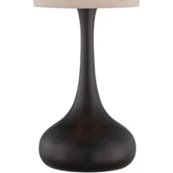 360 Lighting Modern Table Lamp With USB And AC Power Outlet Workstation Charging Base 24.5" High Espresso Bronze Droplet Living Room Desk Office 13 360 Lighting Modern Table Lamp With USB And AC Power Outlet Workstation Charging Base 24.5" High Espresso Bronze Droplet Living Room Desk Office -Lamps and Lighting Store GUEST 1890e857 ab66 48ea ba5a 68ee6c577cea