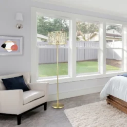 63" Cleo Glam Gold Metal And Faceted Crystal Drum Shade Floor Lamp - River Of Goods 16 63" Cleo Glam Gold Metal And Faceted Crystal Drum Shade Floor Lamp - River Of Goods -Lamps and Lighting Store GUEST 19ba6faa 98c8 4f6c 9002 0f88766379f3