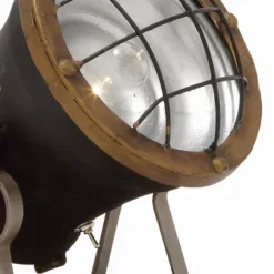 11" Vintage Reflections Rustic Iron Tripod Spotlight (Includes LED Light Bulb) - Olivia & May -Lamps and Lighting Store GUEST 1a5d183a de39 4385 800d 3b7fd1dc2eff