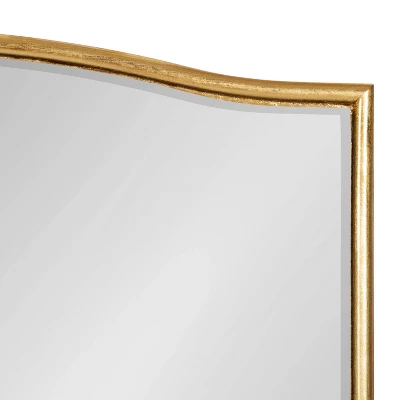17" X 24" Sedelle Decorative Framed Wall Mirror Gold - Kate & Laurel All Things Decor 4 17" X 24" Sedelle Decorative Framed Wall Mirror Gold - Kate & Laurel All Things Decor - Image 2