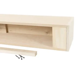 Modern Ember Boone Wood Fireplace Mantel Shelf With Tall Boxed Design -Lamps and Lighting Store GUEST 1bff9ce9 345d 4358 b850 6980bb2b3f89