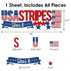 Big Dot Of Happiness Stars & Stripes - Peel And Stick Patriotic Party Decoration - Wall Decals Backdrop -Lamps and Lighting Store GUEST 1c0a4d37 2648 4c5d 9ab3 692a94eaf043