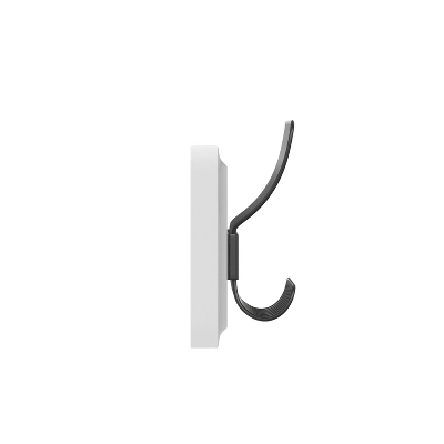 Flash Furniture Daly Wall Mounted 34 Inch Solid White Pine Wood Storage Rack With 7 Hooks For Entryway, Kitchen, Bathroom 11 Flash Furniture Daly Wall Mounted 34 Inch Solid White Pine Wood Storage Rack With 7 Hooks For Entryway, Kitchen, Bathroom - Image 9