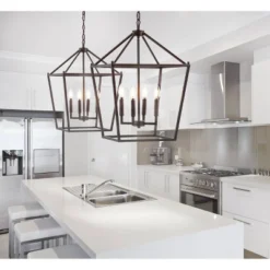 16" Metal Pagoda Lantern Pendant (Includes LED Light Bulb) - JONATHAN Y -Lamps and Lighting Store GUEST 232cac3f 3038 4510 9b87 d648310d2901