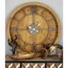Mediterranean Wood Wall Clock Brown - Olivia & May -Lamps and Lighting Store GUEST 23e3108b 8b9e 4927 8b5f 59a2a230c9f8