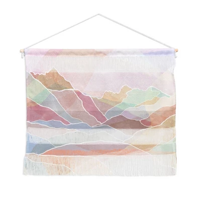Sewzinski Pastel Mountains Fiber Wall Hanging - Society6 5 Sewzinski Pastel Mountains Fiber Wall Hanging - Society6 - Image 3