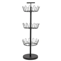 BirdRock Home Internet's Best 3-Tier Metal Shoe Tree (18 Pair) - Black Finish -Lamps and Lighting Store GUEST 2613758a 385c 4a53 80b0 024c1a86fcc6