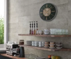 Seiko 20" Davis Wall Clock - Black -Lamps and Lighting Store GUEST 26b2f055 dbc0 49ba b065 00f00a33edad