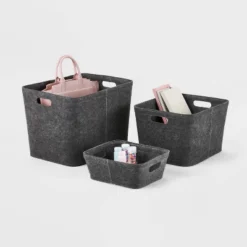 Felt Basket With Stitching - Brightroom™ 7 Felt Basket With Stitching - Brightroom™ -Lamps and Lighting Store GUEST 28a9503f a4a1 4ba4 a7de 0e2505b67450