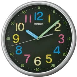 Seiko 12" Shuyona Wall Clock - Blue -Lamps and Lighting Store GUEST 298804d3 440c 45d4 8895 4eedbc3590ac
