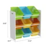 Year Color White Toy Cubes Storage Organizer For Kids, Classroom, Playroom, Daycare, Nursery With 9 Colorful Storage Bins -Lamps and Lighting Store GUEST 2a899018 9c4b 40c0 8643 8054e9d2e684
