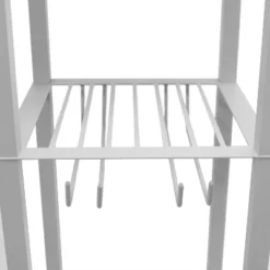 Etagere Organizer Storage Shelf Floor Lamp With Linen Shade Gray - Simple Designs -Lamps and Lighting Store GUEST 2cd62ed9 e9e1 47f2 b9c9 2daffff07b92