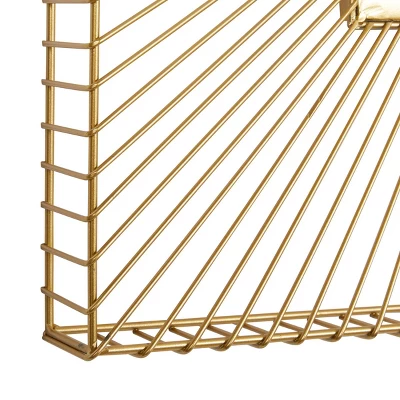 Metal Starburst Square Wall Mirror Gold - CosmoLiving By Cosmopolitan 6 Metal Starburst Square Wall Mirror Gold - CosmoLiving By Cosmopolitan - Image 4