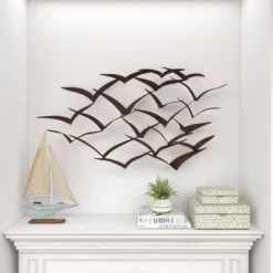 Metal Bird Flying Flock Wall Decor - Olivia & May 31 Metal Bird Flying Flock Wall Decor - Olivia & May -Lamps and Lighting Store GUEST 2e601885 21e5 4626 94d6 d9c2f71f0ba5