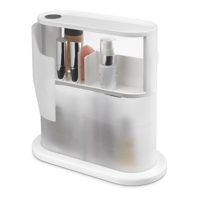 Two Tier Swivel Base Bath Storage - Polder 4 Two Tier Swivel Base Bath Storage - Polder - Image 2